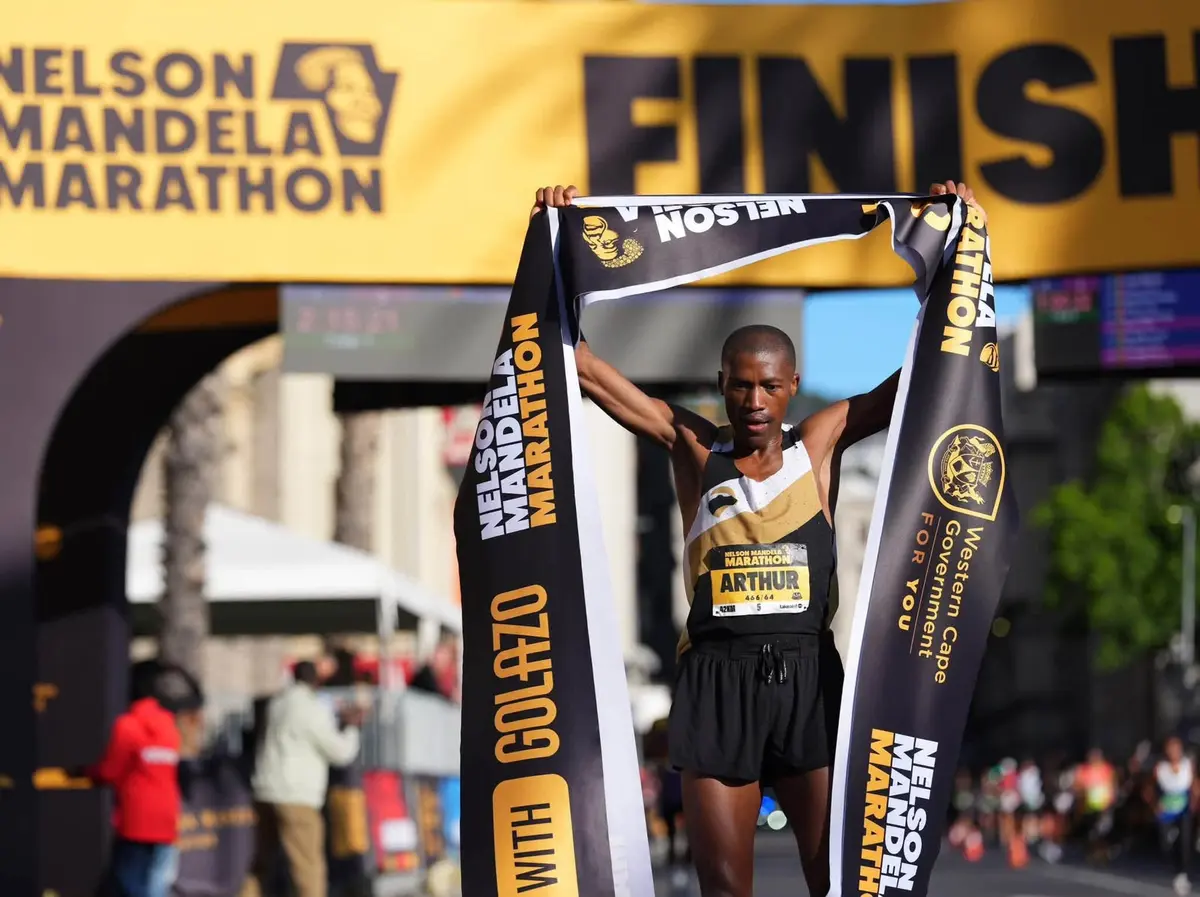 Inaugural Nelson Mandela Marathon champion